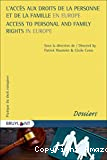 Accès aux droits de la personne et de la famille en Europe