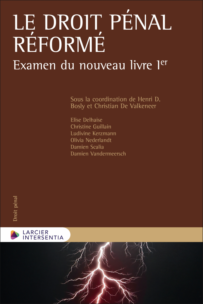 Le droit pénal réformé