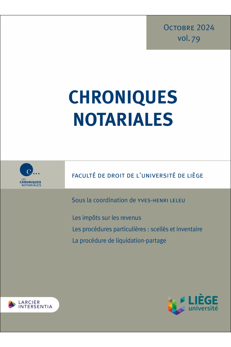 Chroniques notariales