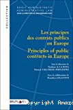 Les principes des contrats publics en Europe