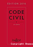 Code civil : édition 2016 : cent-quinzième édition
