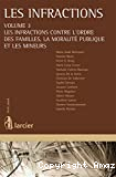 Les Infractions : volume 3 : les infractions contre l'ordre des familles, la moralité publique et les mineurs