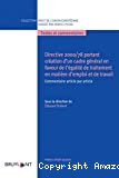 Directive 2000/78 portant création d'un cadre général en faveur de l'égalité de traitement en matière d'emploi et de travail