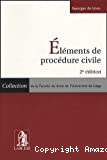 Eléments de procédure civile : 2ème édition