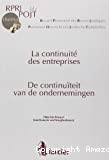 La Continuité des entreprises = De continuïteit van de ondernemingen
