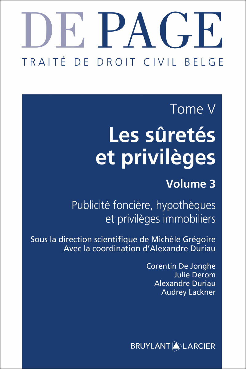 Traité de droit civil belge